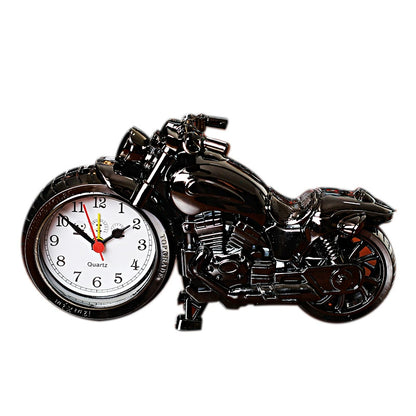 Motorcycle-Shaped Analog Alarm Clock